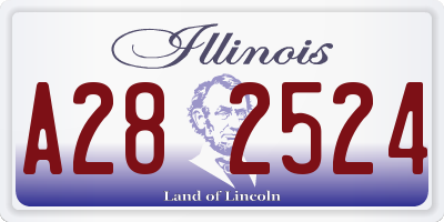 IL license plate A282524