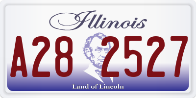 IL license plate A282527
