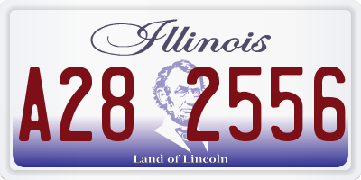 IL license plate A282556