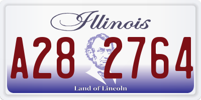 IL license plate A282764
