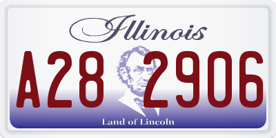 IL license plate A282906