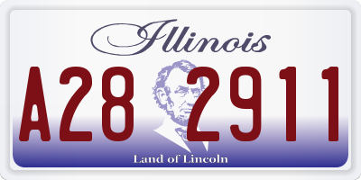 IL license plate A282911