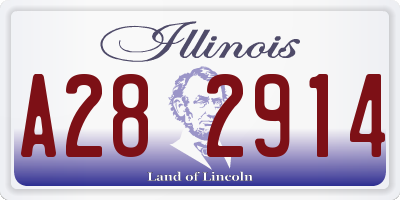 IL license plate A282914