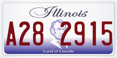 IL license plate A282915