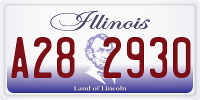 IL license plate A282930
