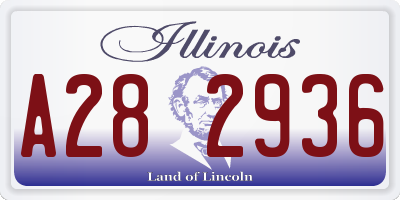 IL license plate A282936