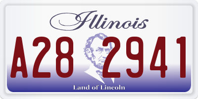 IL license plate A282941
