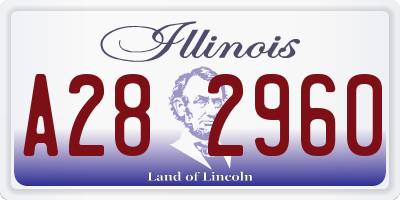 IL license plate A282960