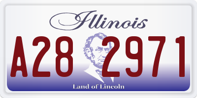 IL license plate A282971