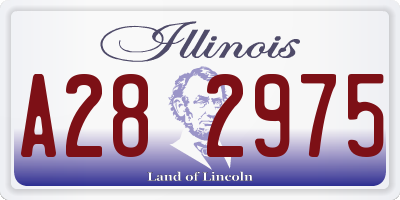 IL license plate A282975