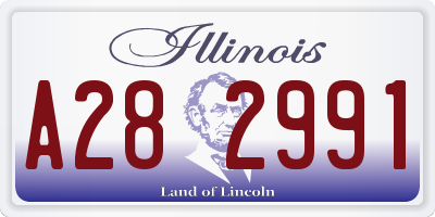 IL license plate A282991
