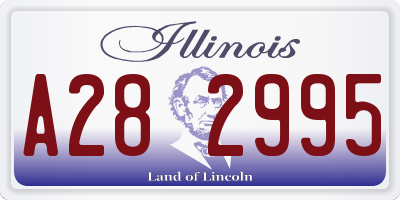 IL license plate A282995