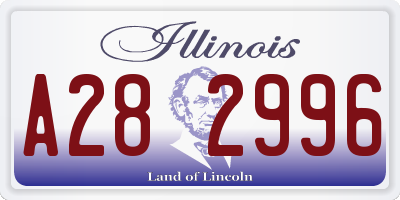 IL license plate A282996