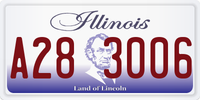 IL license plate A283006