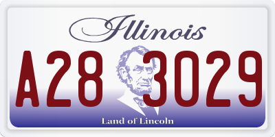 IL license plate A283029
