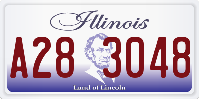 IL license plate A283048