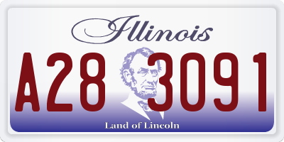 IL license plate A283091
