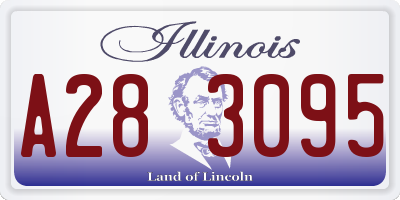 IL license plate A283095