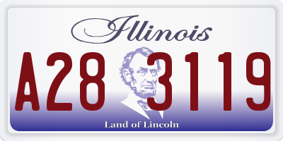 IL license plate A283119