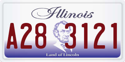 IL license plate A283121