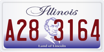 IL license plate A283164