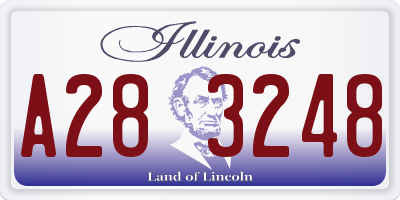 IL license plate A283248