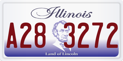 IL license plate A283272