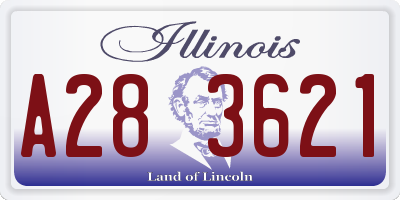 IL license plate A283621