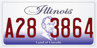 IL license plate A283864