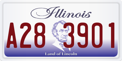 IL license plate A283901