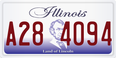 IL license plate A284094