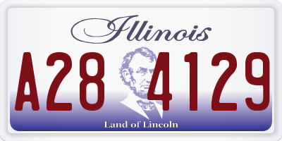 IL license plate A284129