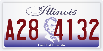 IL license plate A284132