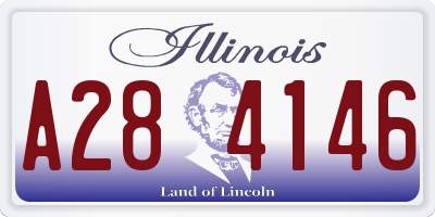 IL license plate A284146