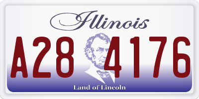IL license plate A284176