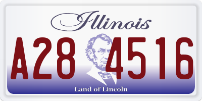 IL license plate A284516