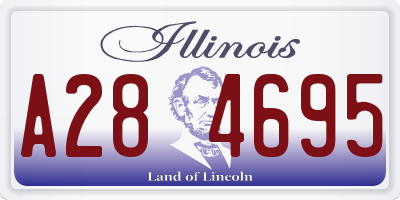 IL license plate A284695