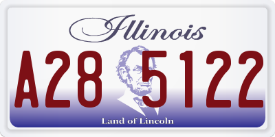 IL license plate A285122