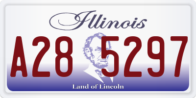 IL license plate A285297