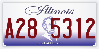 IL license plate A285312