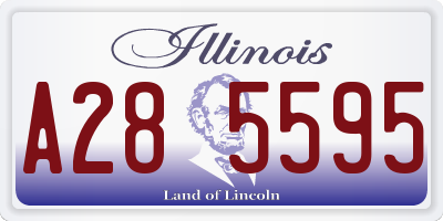 IL license plate A285595