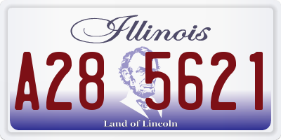IL license plate A285621
