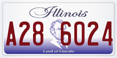 IL license plate A286024