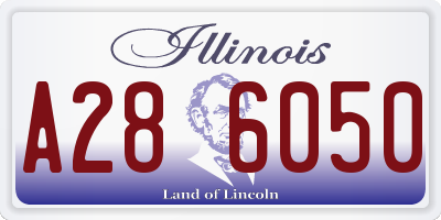 IL license plate A286050