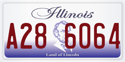 IL license plate A286064