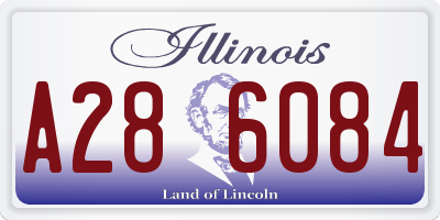 IL license plate A286084