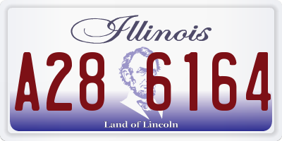 IL license plate A286164