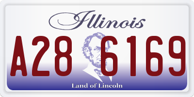 IL license plate A286169