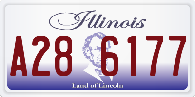 IL license plate A286177