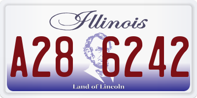 IL license plate A286242